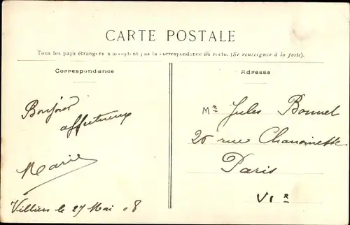 Ak Pontchartain Yvelines, Le Chateau, vue sur le Parc