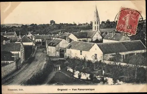 Ak Orgeval Yvelines, Vue Panoramique