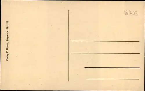 Ak Kösseine Wunsiedel Fichtelgebirge, Unterkunftshaus des F. G. V.