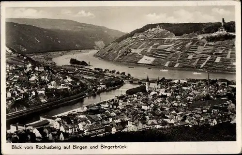 Ak Bingerbrück Bingen am Rhein, Blick vom Rochusberg