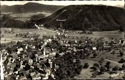 Ak Gossersweiler in der Pfalz, Fliegeraufnahme, Hotel Birkenhof