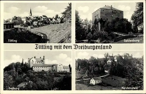 Ak Tittling, Saldenburg, Englburg, Burg Fürstenstein