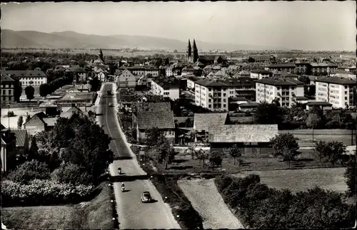 Ak Landau in der Pfalz, Weißenburger Straße, Gesamtansicht