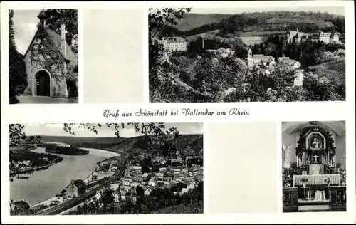 Ak Schönstatt Vallendar am Rhein, Teilansichten, Altar