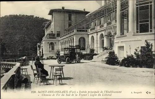 Ak Mont Des Oiseaux Var, Entrée principale de l´Etablissement, Chemins de Fer du Sud