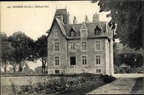 Ak Auverse Maine et Loire, Chateau Noir