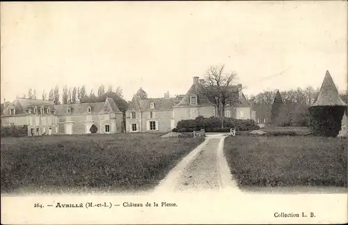 Ak Avrillé Maine et Loire, Chateau de la Plesse