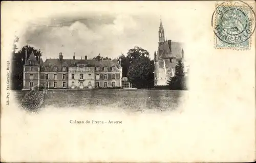 Ak Auverse Maine et Loire, Chateau du Fresne