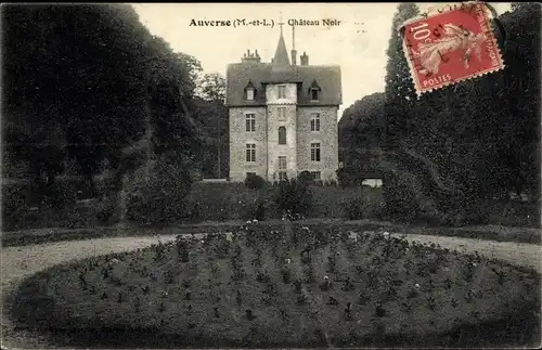 Ak Auverse Maine et Loire, Chateau Noir