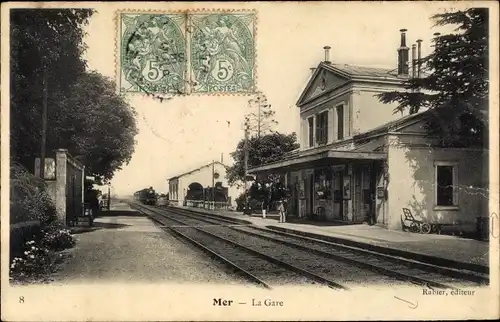 Ak Mer Loir et Cher, La Gare