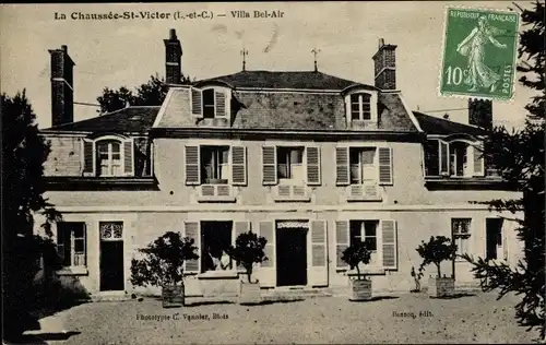 Ak La Chaussée Saint Victor Loir et Cher, Villa Bel Air