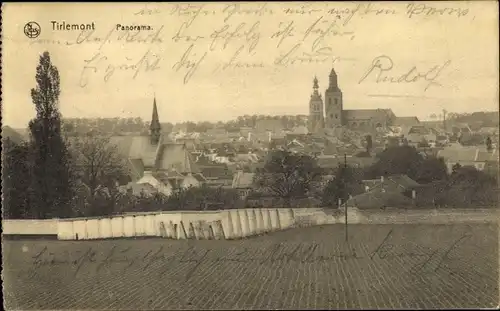 Ak Tienen Thienen Tirlemont Flämisch Brabant Flandern, Panorama