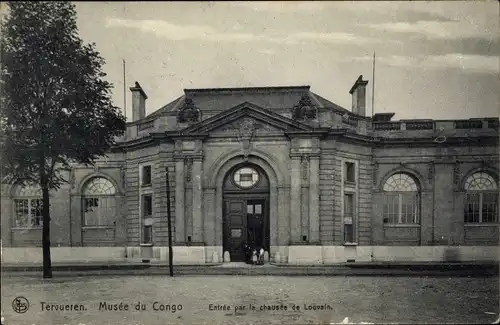 Ak Tervuren Tervueren Flämisch Brabant Flandern, Musee du Congo, Chaussee de Louvain