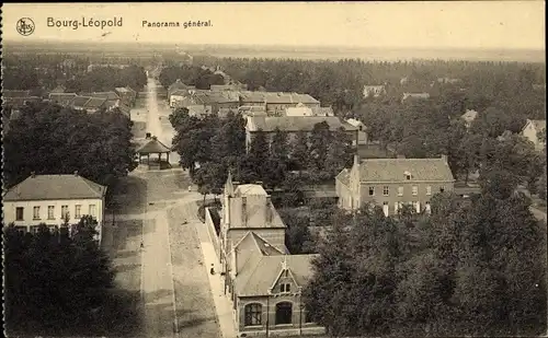 Ak Leopoldsburg Bourg Léopold Flandern Limburg, Teilansicht der Stadt