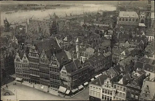 Ak Anvers Antwerpen Flandern, Panorama