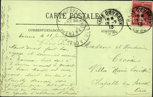 Ak Evreux Eure, La Route de Breteuil, Moulin sur l'Iton