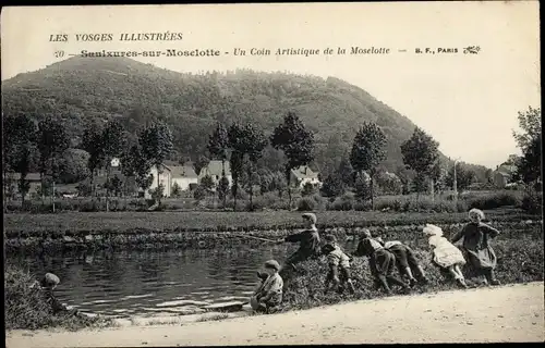 Ak Saulxures sur Moselotte Vosges, Un Coin Artistique de la Moselotte