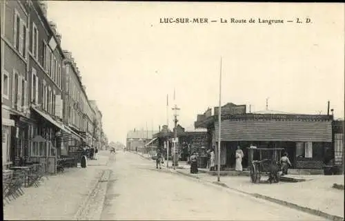 Ak Luc sur Mer Calvados, La Route de Langrune