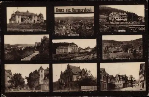 Ak Gummersbach, Schützenburg, Bergstraße, Ledigenheim