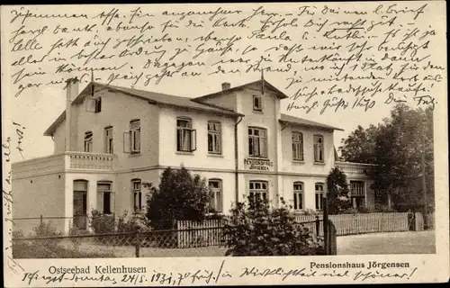 Ak Ostseebad Kellenhusen in Holstein, Pensionshaus Jörgensen