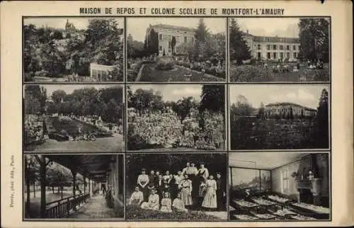 Ak Montfort l'Amaury Yvelines, Maison de Repos et Colonie Scolaire