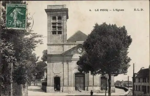 Ak Le Pecq Yvelines, L'Eglise