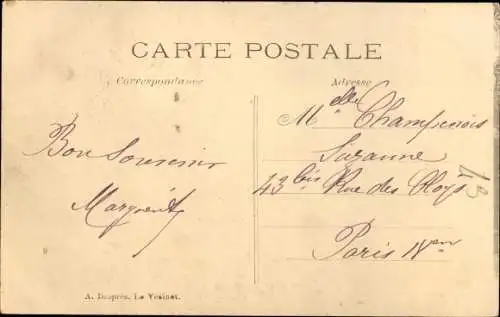 Ak Le Pecq Yvelines, Le Pont