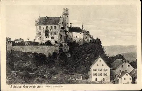 Ak Gößweinstein in Oberfranken, Schloss