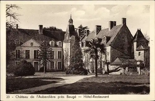 Ak Bocé Maine et Loire, Château de l’Auberdière, Restaurant