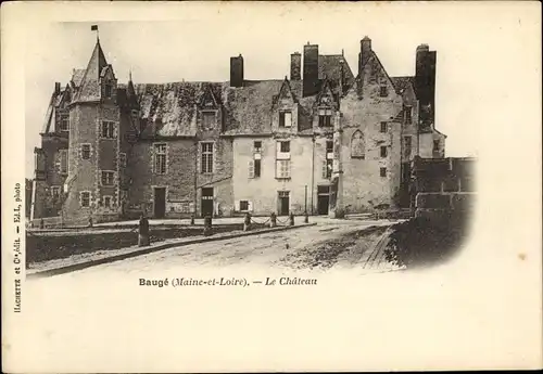 Ak Baugé Maine et Loire, Chateau