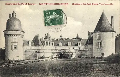 Ak Monthou sur Cher Loir et Cher, Chateau du Gué Péan