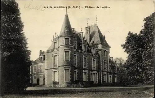 Ak La Ville aux Clercs Loir et Cher, Chateau de Lodière