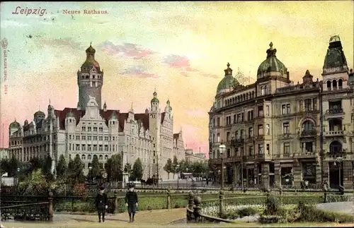 Ak Leipzig in Sachsen, Neues Rathaus