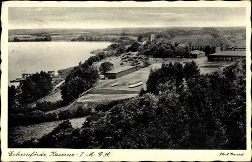 Ak Ostseebad Eckernförde, Kaserne I. M. E. A.