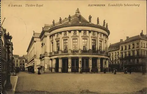 Ak Anvers Antwerpen Flandern, Theatre Royal