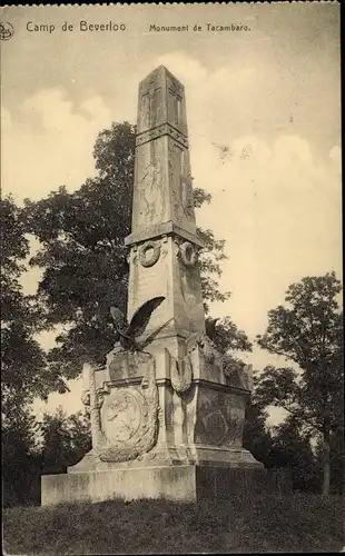 Ak Beverloo Beverlo Beringen Flandern Limburg, Monument de Tacambaro