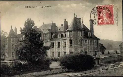Ak Serquigny Eure, Le Chateau