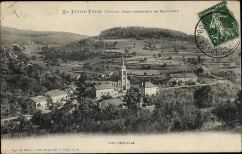 Ak La Petite Fosse Vosges, Vue generale