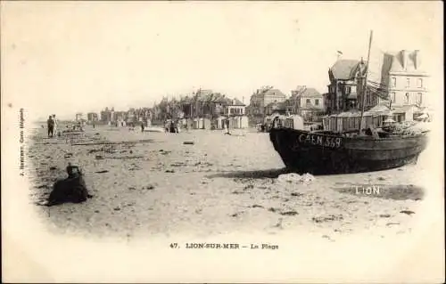 Ak Lion sur Mer Calvados, La Plage