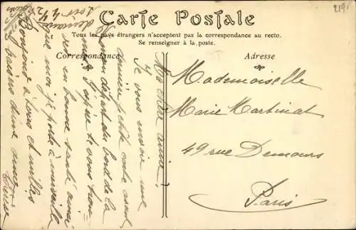 Ak Lion sur Mer Calvados, La Grande Rue