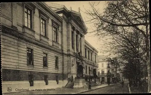 Ak Charleroi Wallonien Hennegau, Le Palais de Justice, Justizpalast