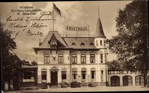 Ak Hamburg Eimsbüttel Stellingen Langenfelde, Forsthaus