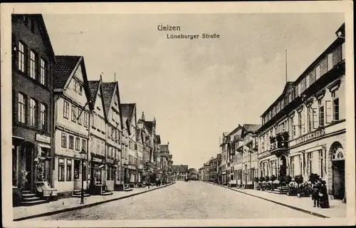 Ak Uelzen in Niedersachsen, Hotel Stadt Hamburg, Lüneburger Straße