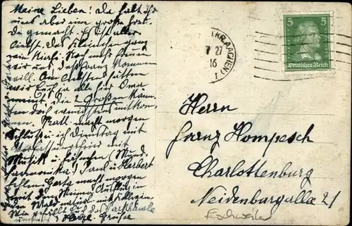 Foto Ak Eschweiler Nordrhein Westfalen, Blick auf ein Wohnhaus