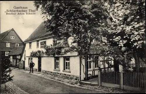 Ak Schlierbach Lindenfels im Odenwald, Gasthaus Schlierbacher Tal