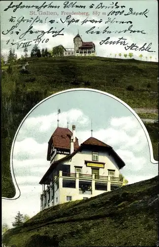 Ak St: Georgen Sankt Gallen Stadt Schweiz, Freudenberg, Hotel