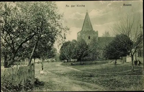 Ak Rauen in der Mark, Kirche