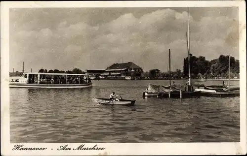 Ak Hannover in Niedersachsen, Auf dem Maschsee