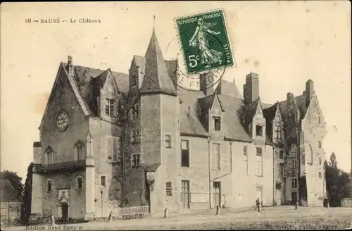 Ak Baugé Maine et Loire, Chateau