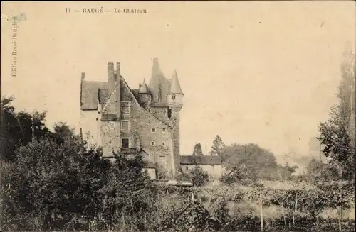 Ak Baugé Maine et Loire, Chateau